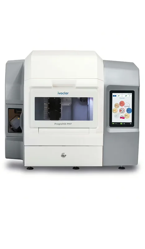 Fresadora CAD/CAM PrograMill PM7 Ivoclar — Clínica SIMEB Bogotá